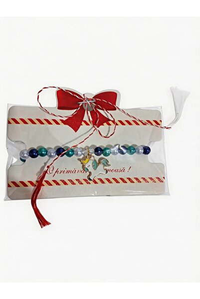 HappyHit Set Martisoare – 5 Bratari cu Margele Colorate pentru Fetite