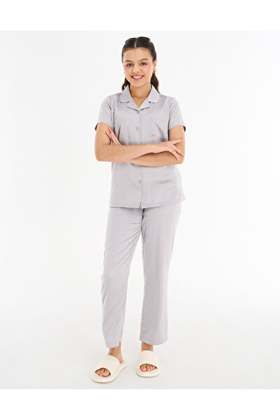 Nayomi Dream Short Sleeve Satin Pajama Set