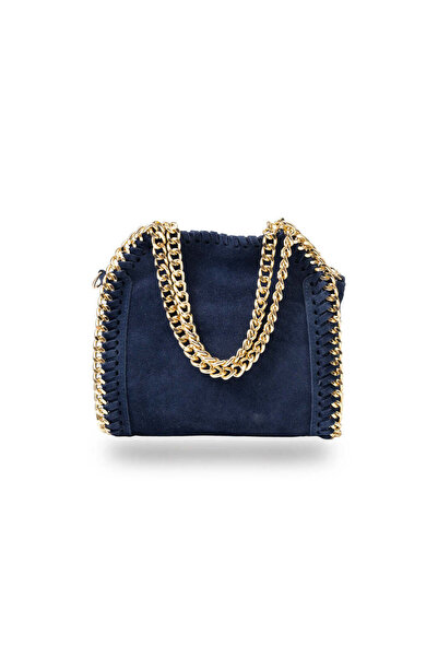 TORO NERO Geantă de geantă din piele bleumarin Ilona