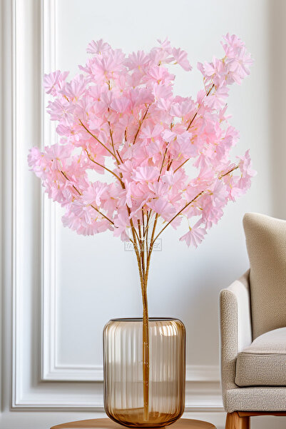 Yapay Çiçek Deposu Yapay Çiçek 3 Dallı Japon Sakurası 105 cm Pembe