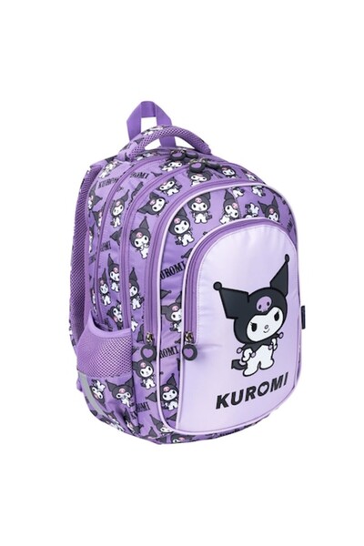 St.Majewski Rucsac Kuromi Violet cu patru compartimente