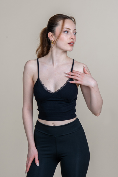 MissVina Lace Collar Kaskorse Strapless Undershirt