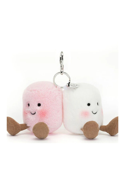 Jellycat Amuseables Pair Of Marshmallows Bag Charm