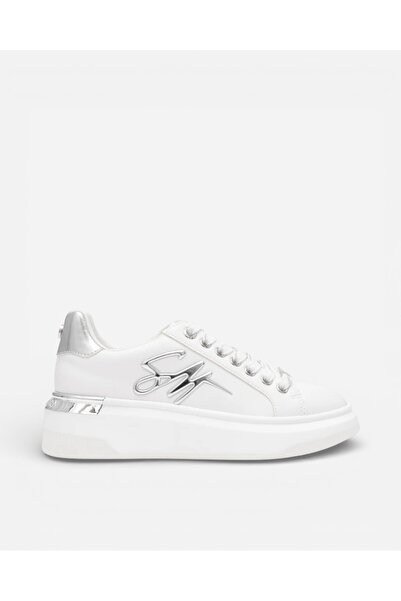 Steve Madden GLACIAL-SM WHITE Kadın Beyaz Sneakers GLACIAL-SM