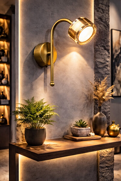 Natiorj Şeffaf Cam Detaylı Eskitme Pilli Tak Çalıştır Cafe Salon Yatak Odası ...