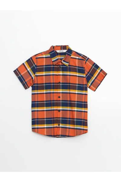 LC Waikiki Καρό κοντομάνικο αγορίστικο πουκάμισο