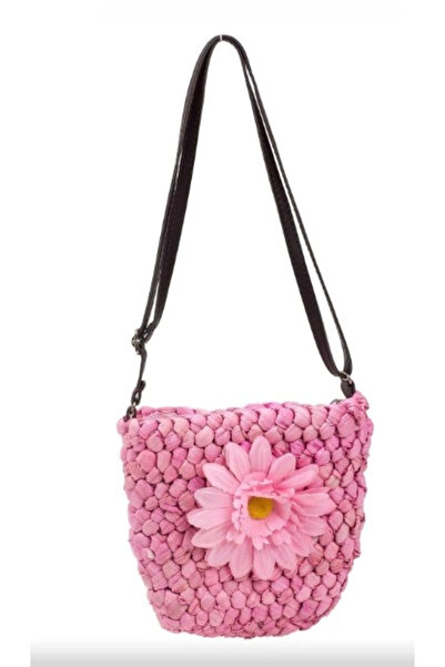 Bay Şapkacı - حقيبة كروس للفتيات بتفاصيل منسوجة من ماركة باباتيا-7030