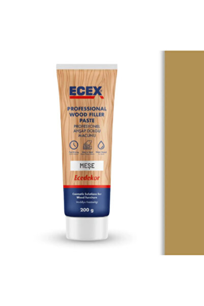 KARAPOLAT Ahşap Tamir Macunu 200 gr Tüp | ECEX - Çatlak Delik Dolgu Macunu Meşe