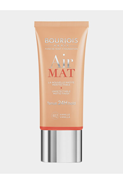 Bourjois Air Mat Undetectable Matte Finish 24H Foundation - 02 Vanilla, 30ml