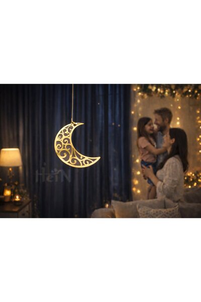 HeiN Aynalı Pleksi Hilal Oda Duvar Süslemelesi