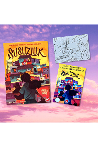 Beyaz Balina Yayınları SUSUZLUK / ETKİNLİK KİTABI / KARTPOSTAL BOYAMA HEDİYE