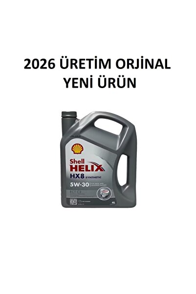 SHELL 2026 Üretim Helix HX8 5W-30 Ect C3 Motor Yağı 4L