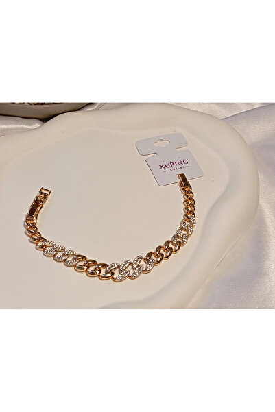 XUPING JEWELRY Rose Color Bracelet 17-19 cm