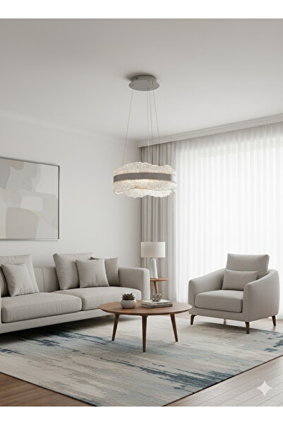 LİGHT HOUSE Modern Sarkıt Akrilik Avize 3 Renk Modlu 30x80