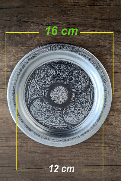 Binbir Trend 16 cm Paslanmaz Krom Çelik Meze Servis Tabağı - Restoran ve Ev Tipi
