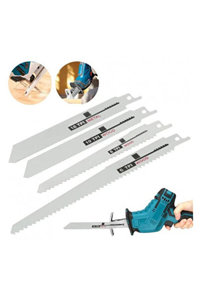 Vivendo Set 10 Lame Vivendo® pentru Fierastrau Sabie – Taiere Lemn si Metal, ...