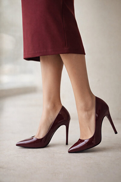 Firibu Kadın Stiletto Sivri Burun İnce Topuk Şık Klasik Ofis & Abiye Ayakkabı...