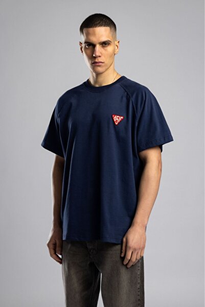 TÜZeMEN 45 Appliqué Oversize Basic Tshirt