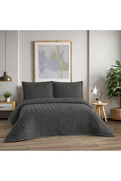 diabella Zigzag Pattern 3 Piece Double Bedspread