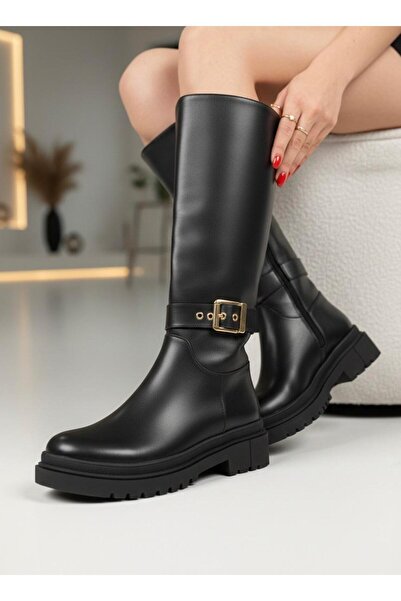 marinarosse Women's Zenia Belt Buckle Detailed Below the Knee Non-Slip Sole C...