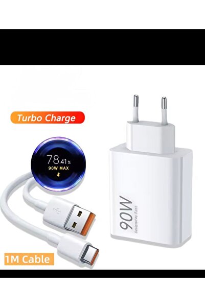OEM 90W USB Fast Charger + 6A Type-C Cable – Turbo Fast Charge