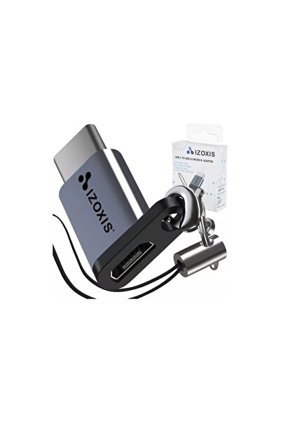 OEM Adapter USB Type C - USB 2.0, 480mb/s, 2.1A, metal/PVC, 2.5x0.5x1.5 cm, gray