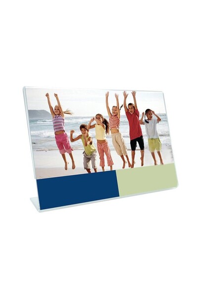 PROCART Κορνίζα φωτογραφιών από πλεξιγκλάς, μεγέθους A4, οριζόντια, διαφανής ...