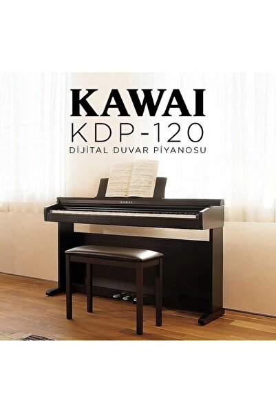 Kawai KDP120R Gül Ağacı Dijital Duvar Piyanosu (Tabure Hediyeli)