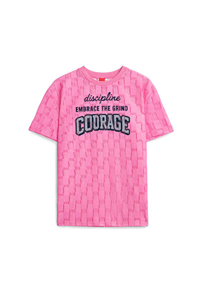 Twist SLOGAN BASKILI DANTEL TİŞÖRT