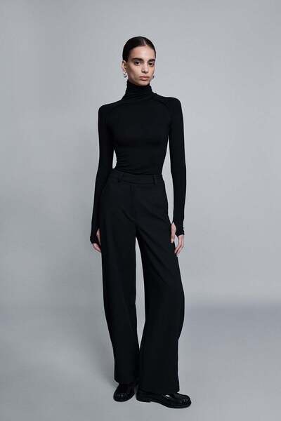 VATKALI Relaxed Fit Pants with Accessory Buttons