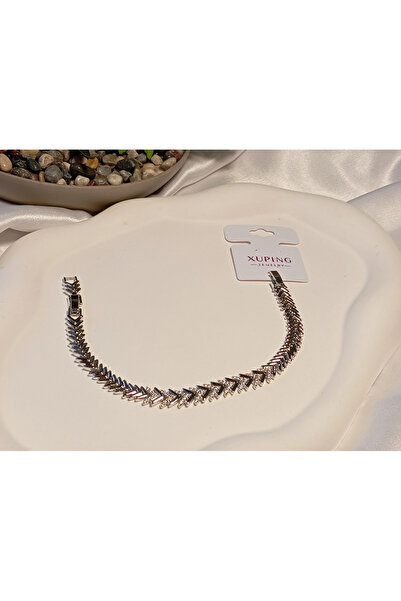 XUPING JEWELRY Silver Color Zircon Stone Vip Bracelet 17-19 cm