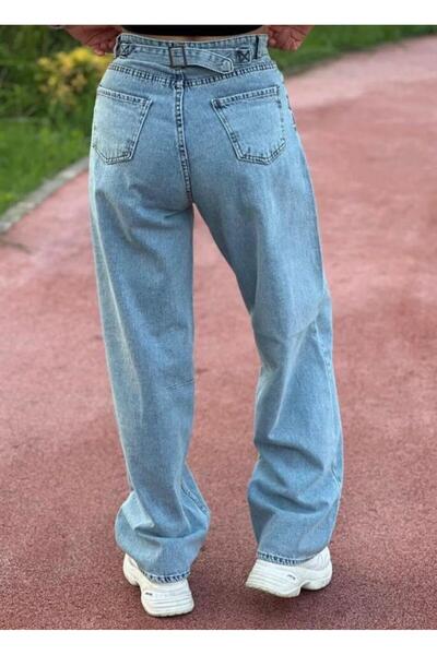 OurStyles SEZON NOU DETALII CU CLEME LA SPATE TALIE ÎNALTĂ MODEL LARG ȘI COMO...