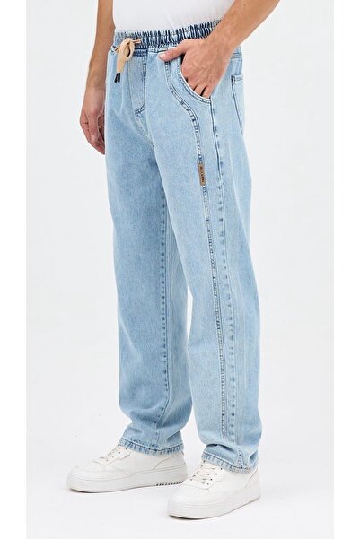 ATKGİYİM Men's Baggy Jeans 👖   Elastic Hem: the New Name of Comfort!
