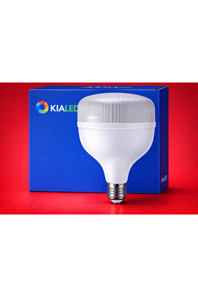 kialed 50W Kristal LED Ampul E27 6500K Beyaz Işık – Süper Güçlü Aydınlatma