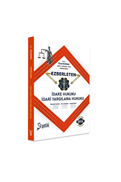 Yetki Yayıncılık EZBERLETEN İDARE HUKUKU VE İDARİ YARGILAMA HUKUKU 2026