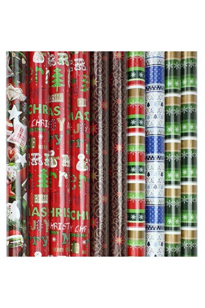 PRC Decorative Christmas gift wrapping paper, 200x70 cm