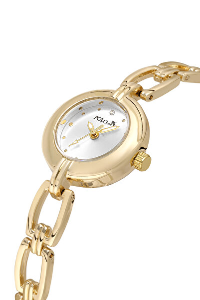 Polo Air Zincir Kordon Zarif Kadın Kol Saati Gold Renk PL-1591B1x