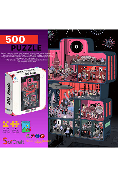 Soi Craft 500 Parça Puzzle Bu Kulüpte Herkes Var Çılgın Parti