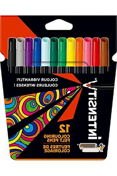 markentegra 12 Renk Su Bazlı Keçeli Boyama Kalemi Seti