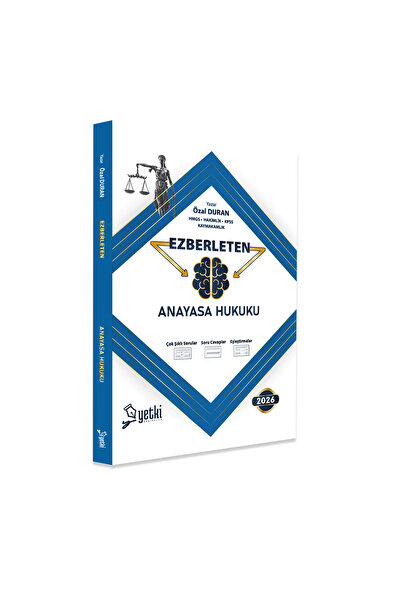 Yetki Yayıncılık EZBERLETEN ANAYASA HUKUKU 2026