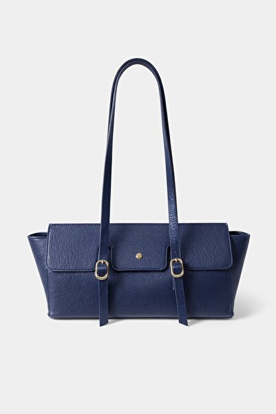 Çantacımstore Women's Buckle Detailed Bag Navy Blue