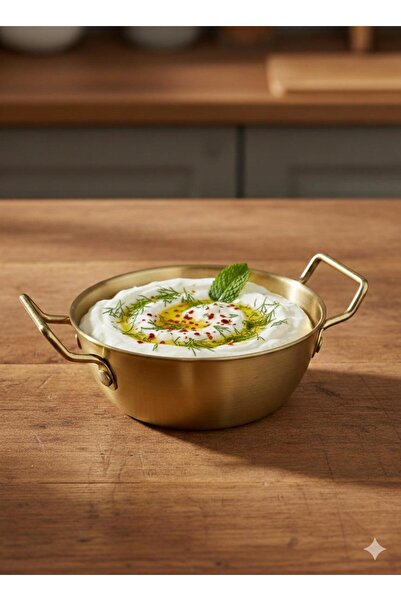 MİEN Paslanmaz Gold Sosluk 10 Cm TKEBT Gold