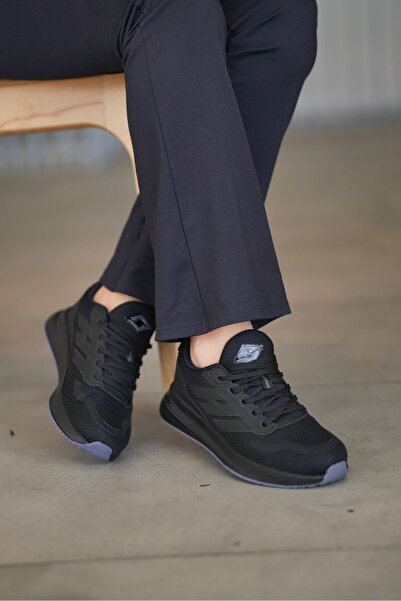 SOLAZER Ženske crne Patike ležerne sportske cipele 053-K