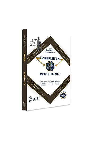 Yetki Yayıncılık EZBERLETEN MEDENİ HUKUK 2026