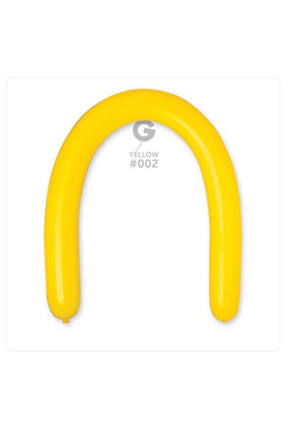 Çemrek Süs Parti Solid Color Sausage Balloon 100 Pack Gemar