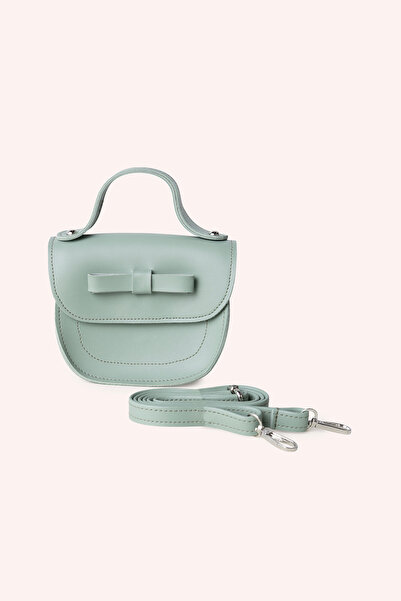 Panço Kız Çocuk Fiyonklu Mint Çanta