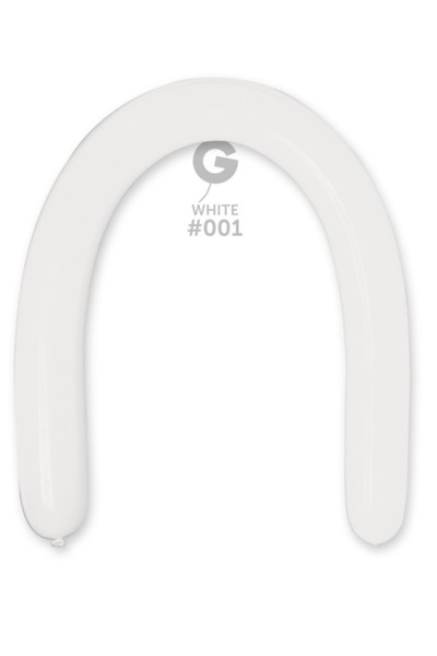 Çemrek Süs Parti Solid Color Sausage Balloon 100 Pack Gemar