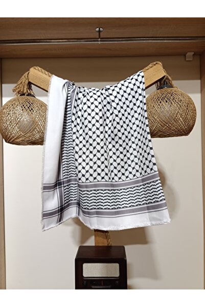 Hira İpek Scarf Kafiye Desen Soft Eşarp