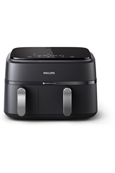 Philips Airfryer Series 3000 NA351/00, 2 containers of 2 sizes, 8 presets, 9 ...