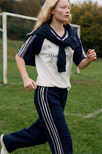 DeFacto Υπερμεγέθη μπλουζάκι με στάμπα G5879AX26SP